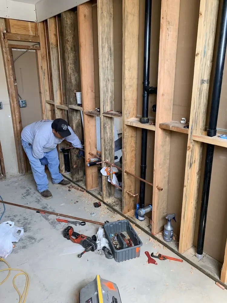 Commercial rough-in plumbing for Water Heater Replacement in Garwood